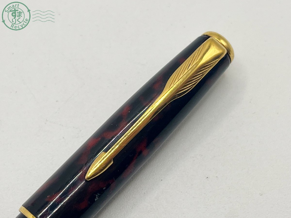 02211051　□ パーカー PARKER ソネット ペン先 18K750 万年筆 筆記用具 マーブル柄 中古 ソネット パーカー PARKER ステンレススチールCT ローラーボール ステンレススチール