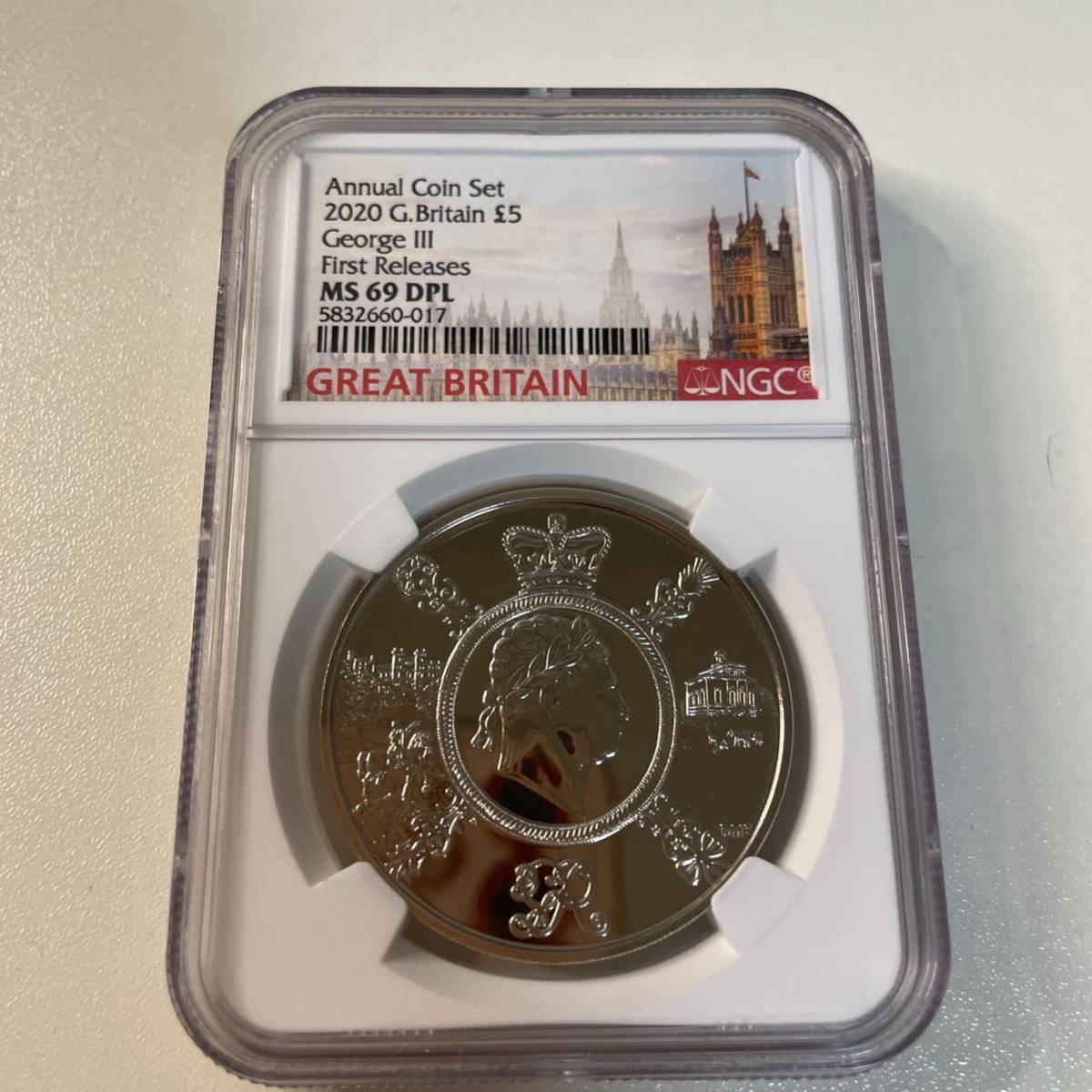 希少32枚！ 2020 MS69 DPL ファーストリリース イギリス ジョージ3世 記念コインセットの