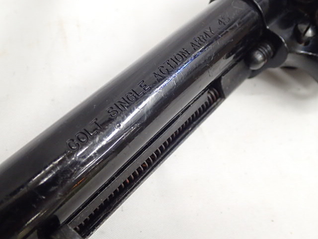 022102 ☆木製グリップ♪CMC COLT SINGLE ACTION ARMY.45 樹脂製モデル