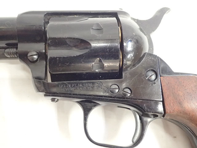 022102 ☆木製グリップ♪CMC COLT SINGLE ACTION ARMY.45 樹脂製モデル