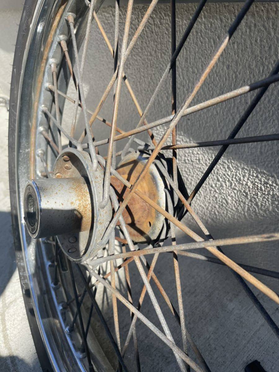 ハーレー 21インチ エボ？ ソフテイル ダイナ系 スポークホイール