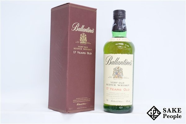 ◇注目! バランタイン ベリーオールド 17年 700ml 43％ 箱 スコッチ
