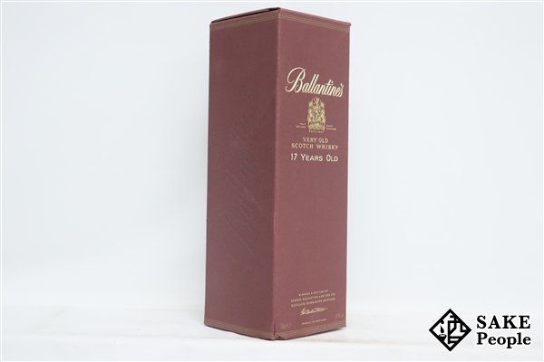 ◇注目! バランタイン ベリーオールド 17年 700ml 43％ 箱 スコッチ