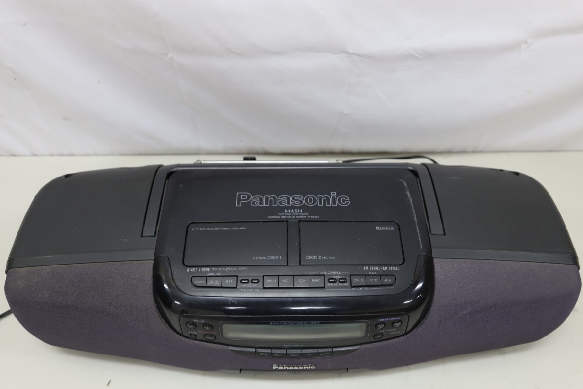Panasonic MASH RX-DT901 パナソニック CDラジカセ リモコン付(F8149