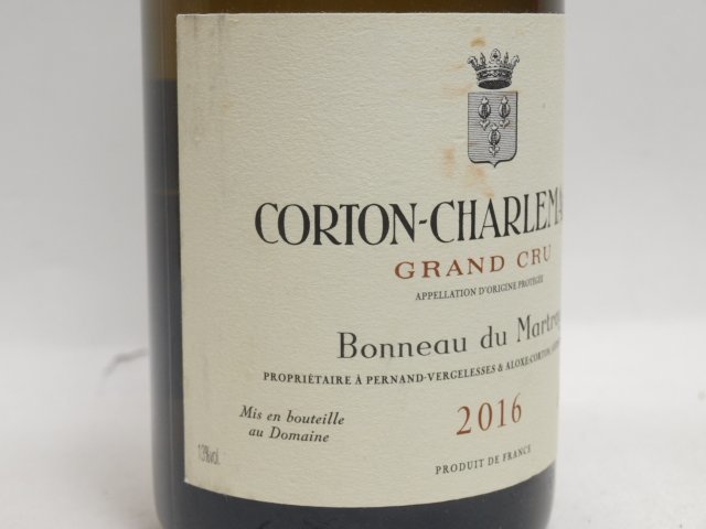 コルトン・シャルルマーニュ 2015 ボノー・デュ・マルトレイ 白 Corton