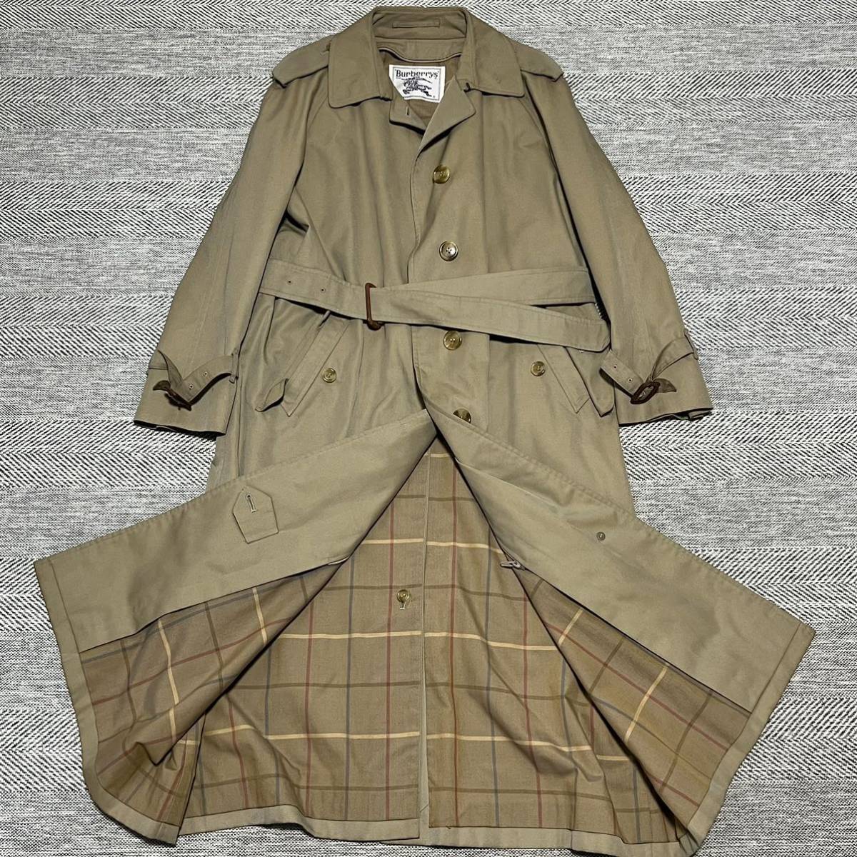Burberrys カーキ トレンチコート オールドタイプ M〜L Burberrys 90