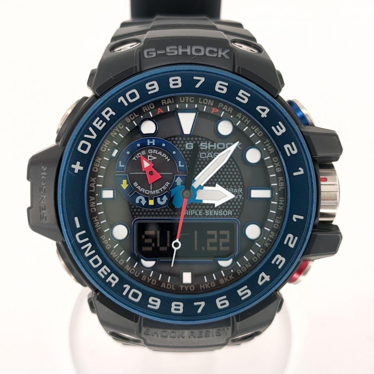 カシオ ジーショック ガルフマスター GWN-1000B-1BJF ソーラー電波 メンズ 腕時計 CASIO G-SHOCK GULFMASTER ◆3105/高林店 ST