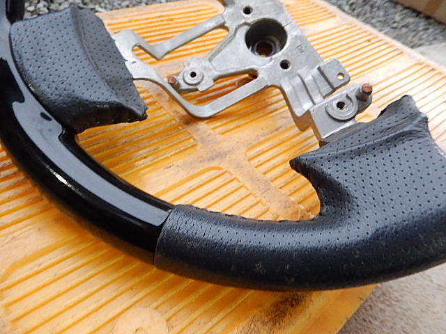 ★　マツダ　AZワゴン ＭＪ２１Ｓ　ステアリング　ピアノブラック　中古品　★_5