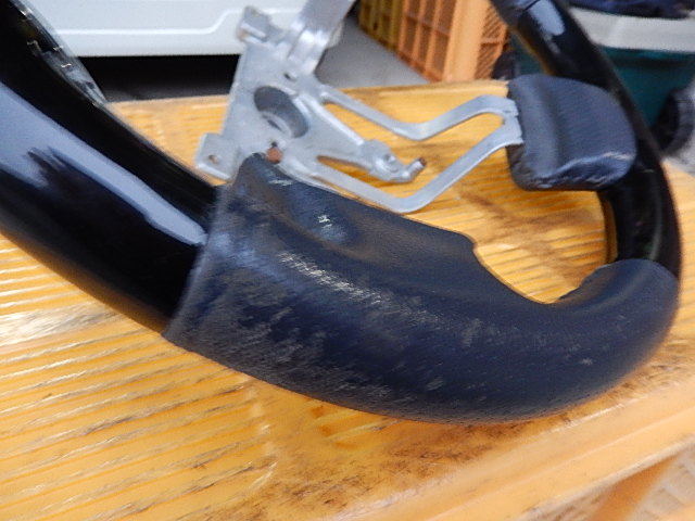 ★　マツダ　AZワゴン ＭＪ２１Ｓ　ステアリング　ピアノブラック　中古品　★_6