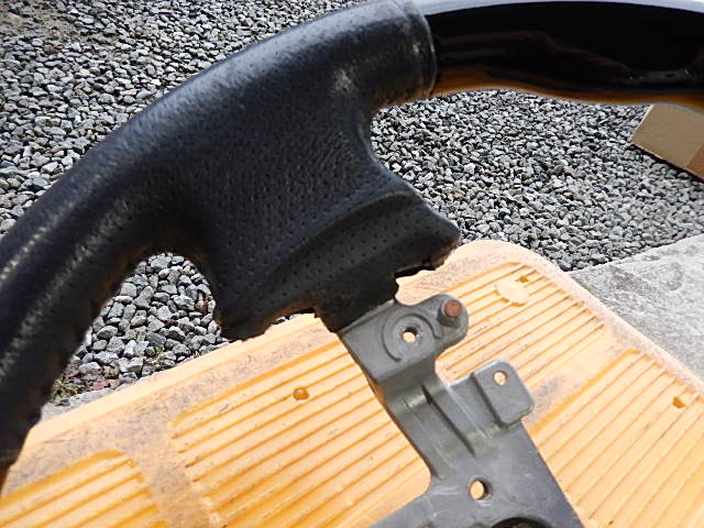 ★　マツダ　AZワゴン ＭＪ２１Ｓ　ステアリング　ピアノブラック　中古品　★_8