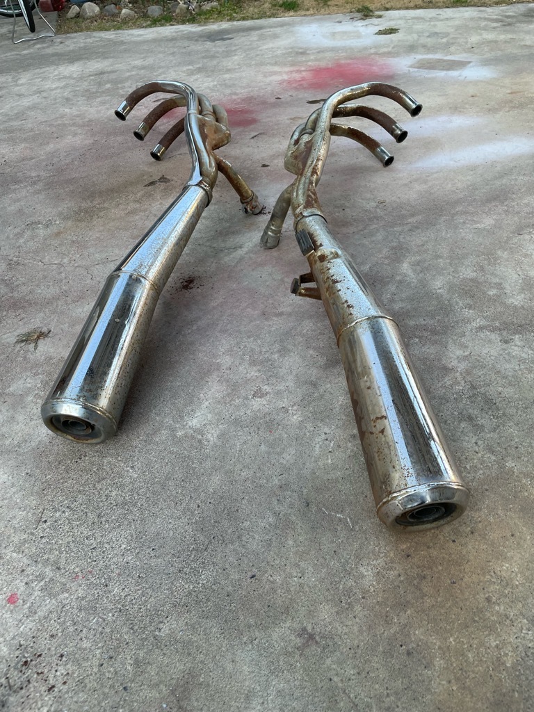 cbx1000純正マフラー cbx1000 純正 マフラー 後期 検) cb 750 900 1100 f r z 2 1 cbx z gp