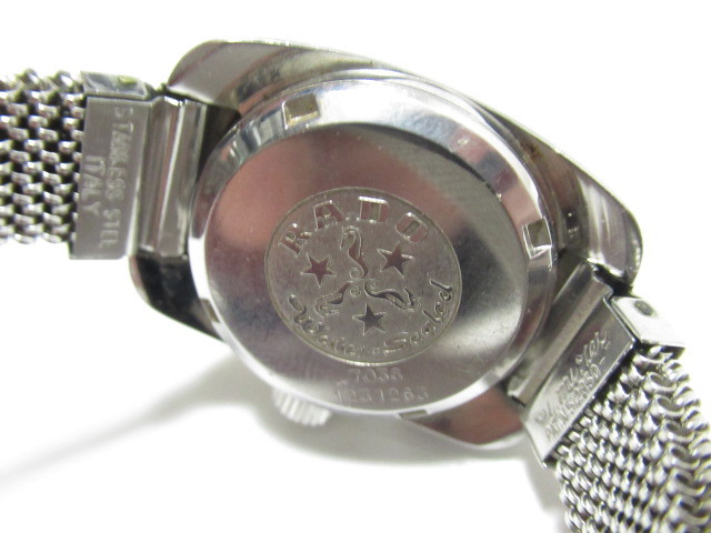 feb2 BY2748] 不動品 RADO ラドー Topaz 11 自動巻き デイト スイス製 
