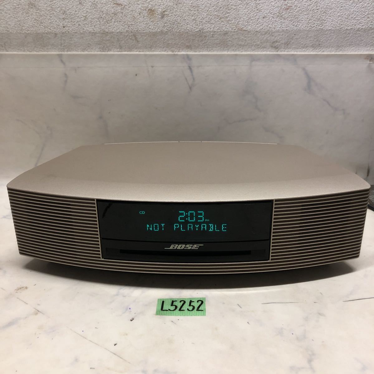 BOSE CDプレーヤー 本体 L5252) BOSE /ボーズ パーソナルオーディオシステム CDプレーヤー Wave