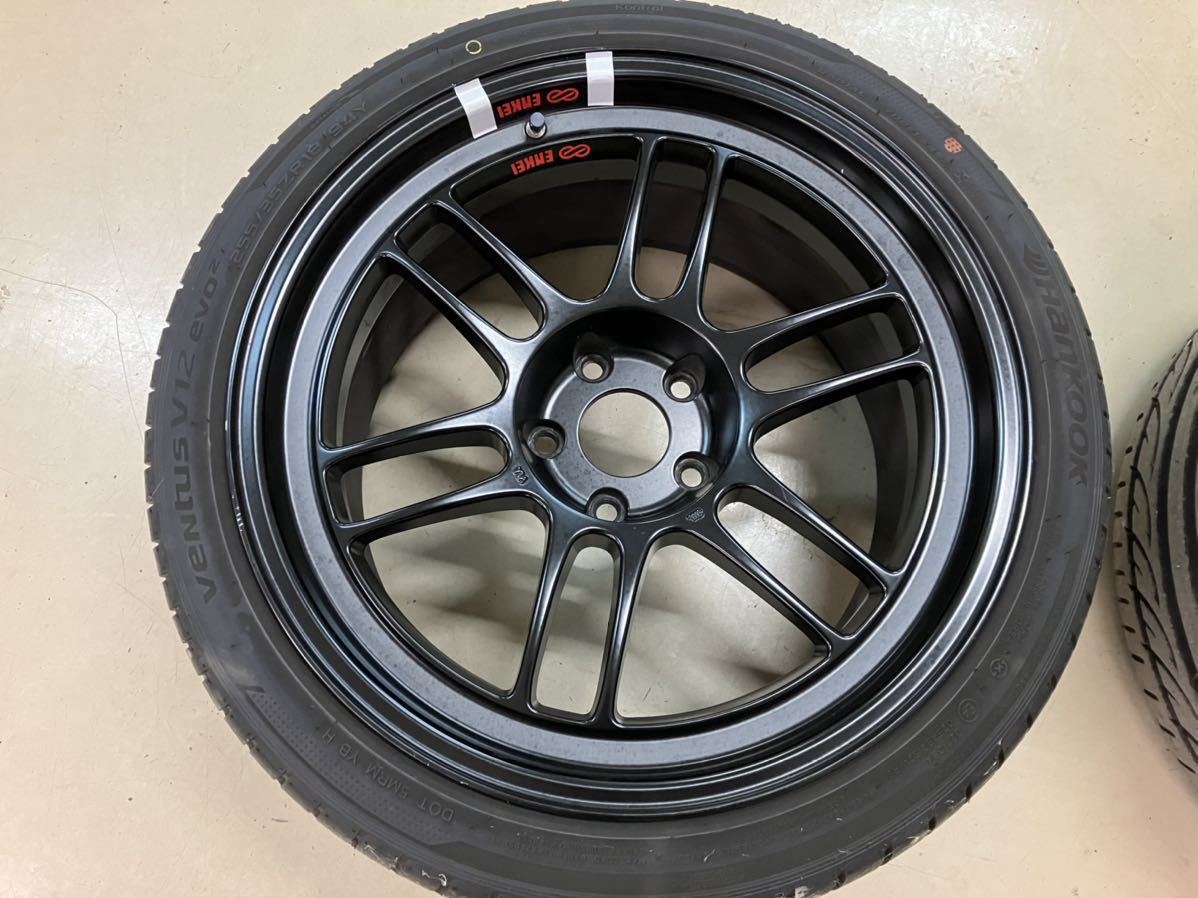 ENKEI エンケイ RPF1 タイヤ付き 18インチ 114.3 5穴 9.5j +15 hankook 
