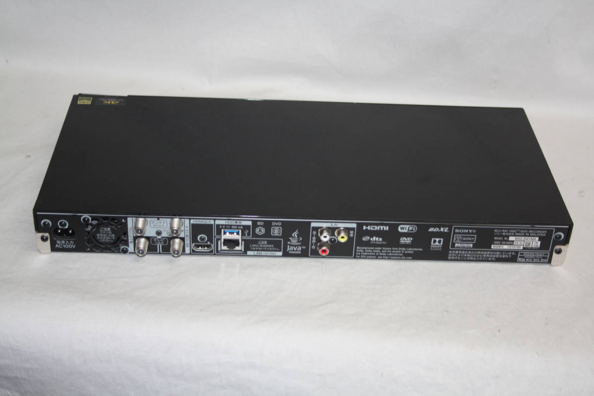 通電確認OK・ジャンク】SONY ソニー ブルーレイ/DVDレコーダー BDZ
