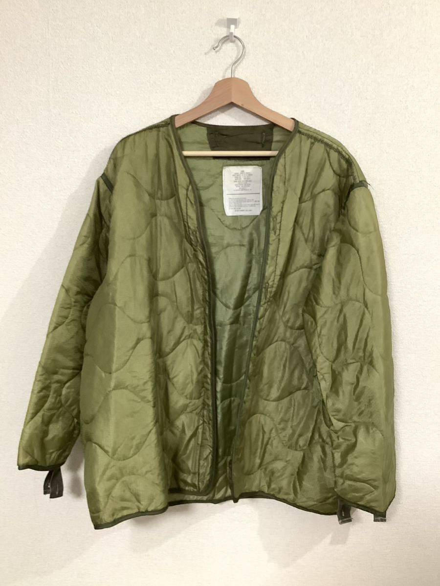 ミリタリー　ライナージャケット ナイロンジャケット　M-65 ビンテージ 米軍実物 モッズコート 古着