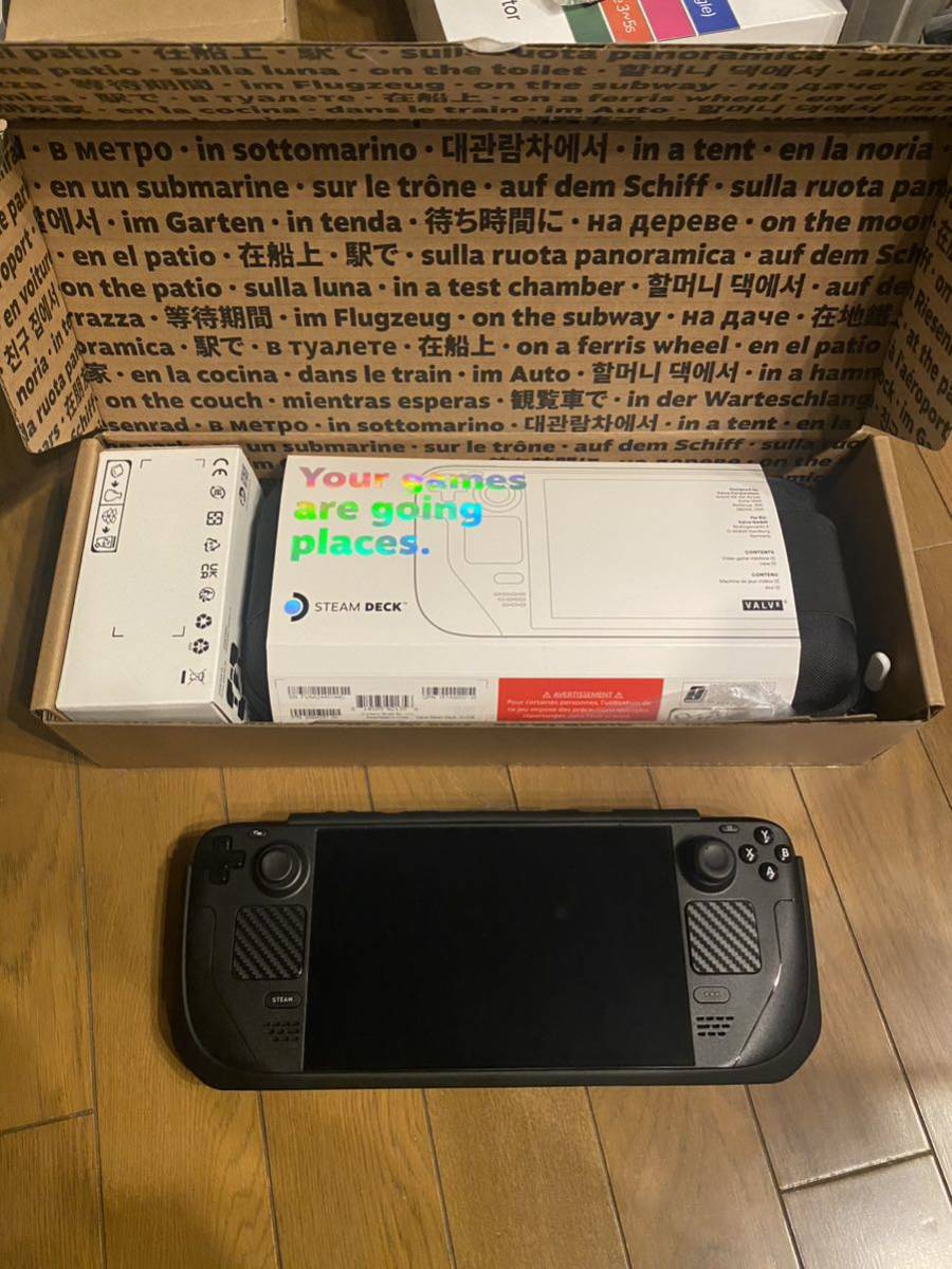 KOMODO購入 日本正規品 steam deck 512G スチームデック 極美品 保護  