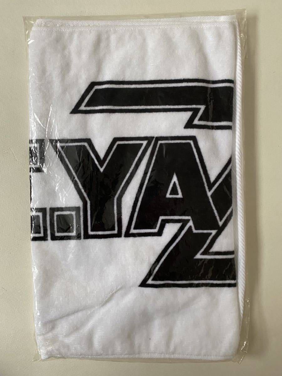E.YAZAWA ロゴタオル ホワイト E.YAZAWAフェイスタオル白
