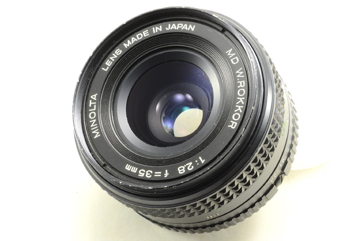 並品】MINOLTA ミノルタ MD W.ROKKOR 35mm F2.8 #3619