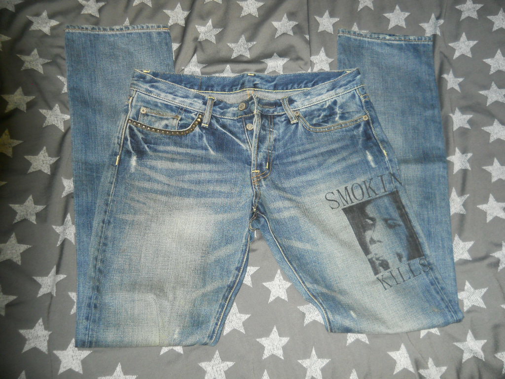 HYSTERIC GLAMOUR ヒステリックグラマー スタッズデニムパンツ30 即決