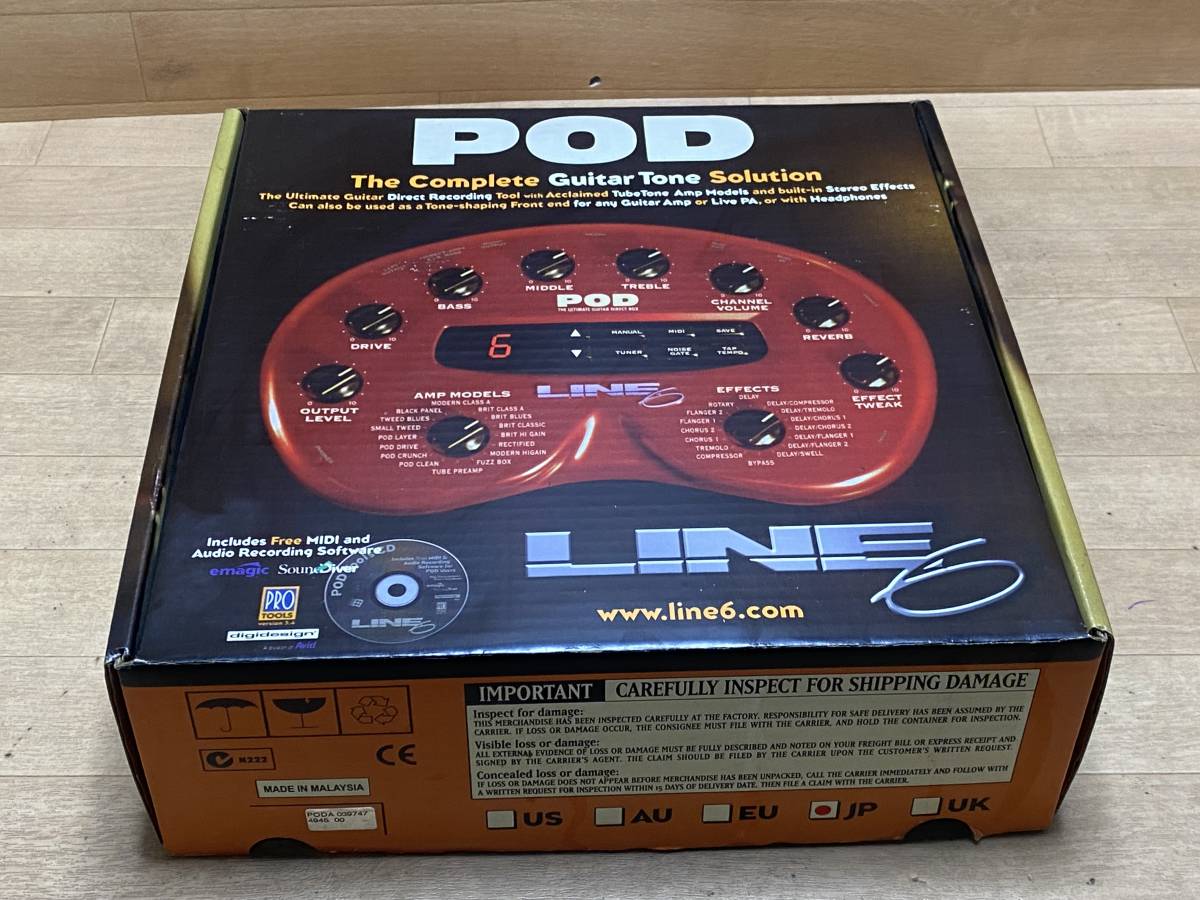 LINE6 POD THE ULTIMATE GUITAR DIRECT BOX アンプシミュレーター(アンプシミュレーター)｜売買された ...