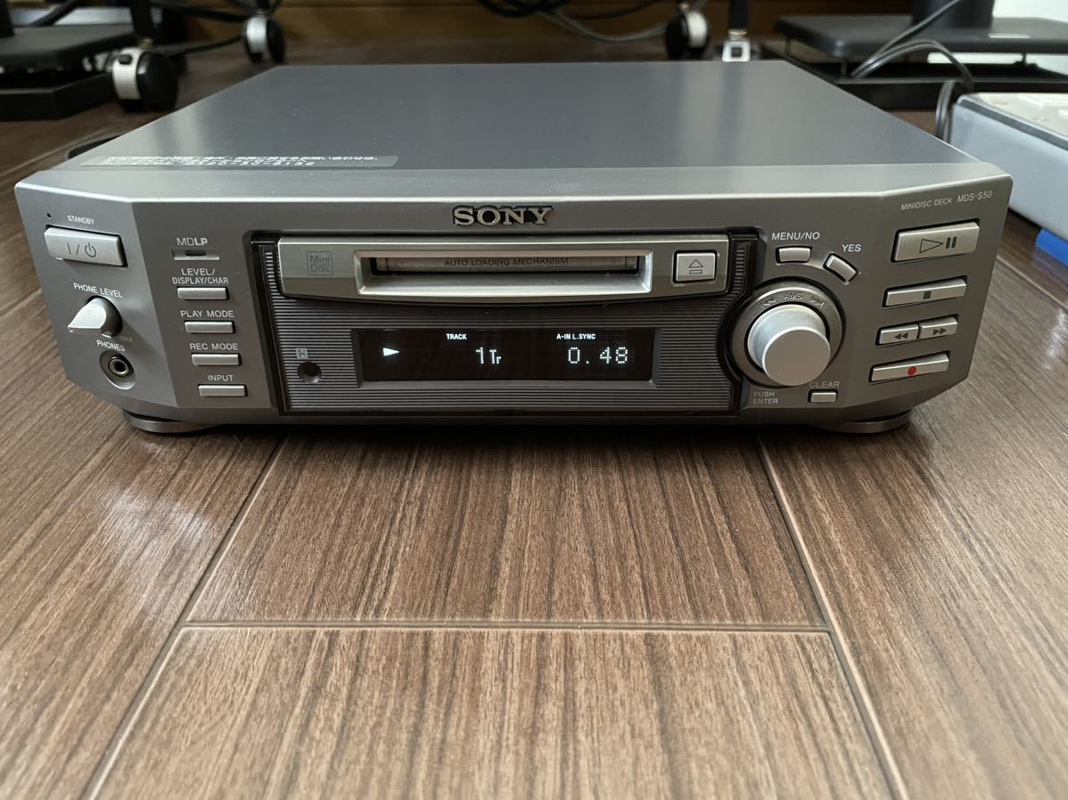 MDS-S50 SONY MDデッキ ソニー ミニディスクデッキ Sony Minidisc MDLP