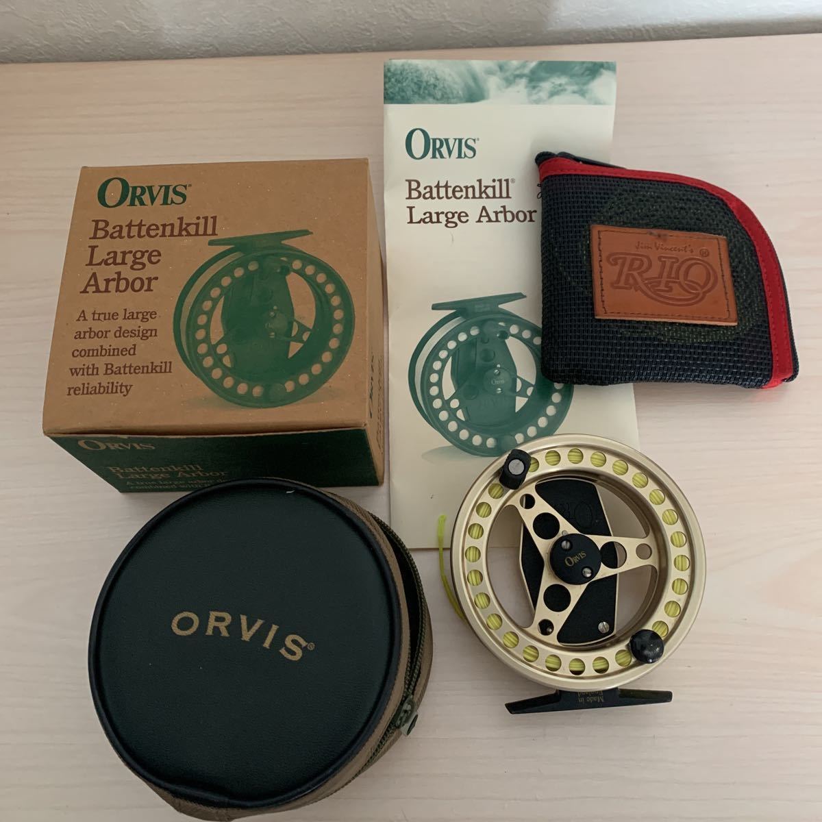ORVIS オービス バテンキル ラージ アーバー フライリール Ⅲゴールド