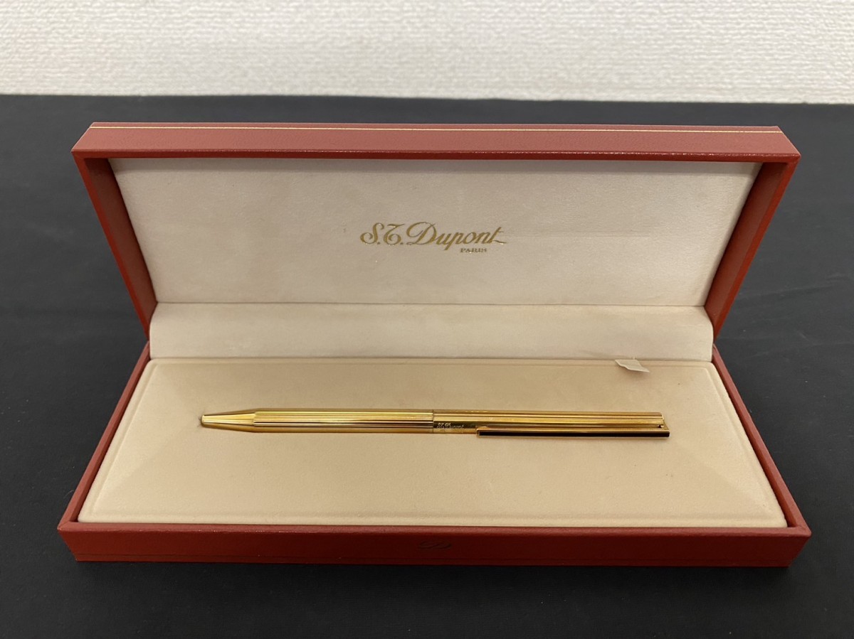S.T Dupont PARIS デュポン ボールペン ゴールドカラー ツイスト式 
