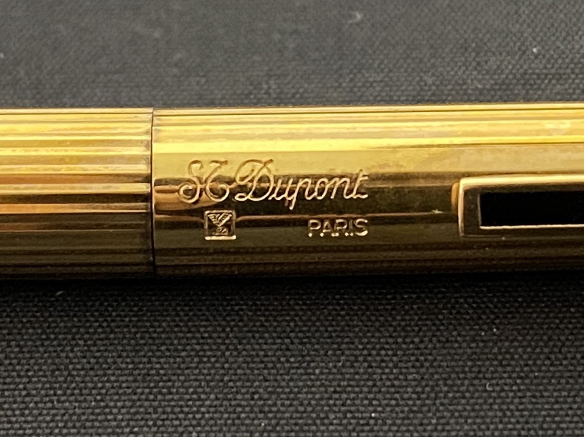 S.T Dupont PARIS デュポン ボールペン ゴールドカラー ツイスト式 