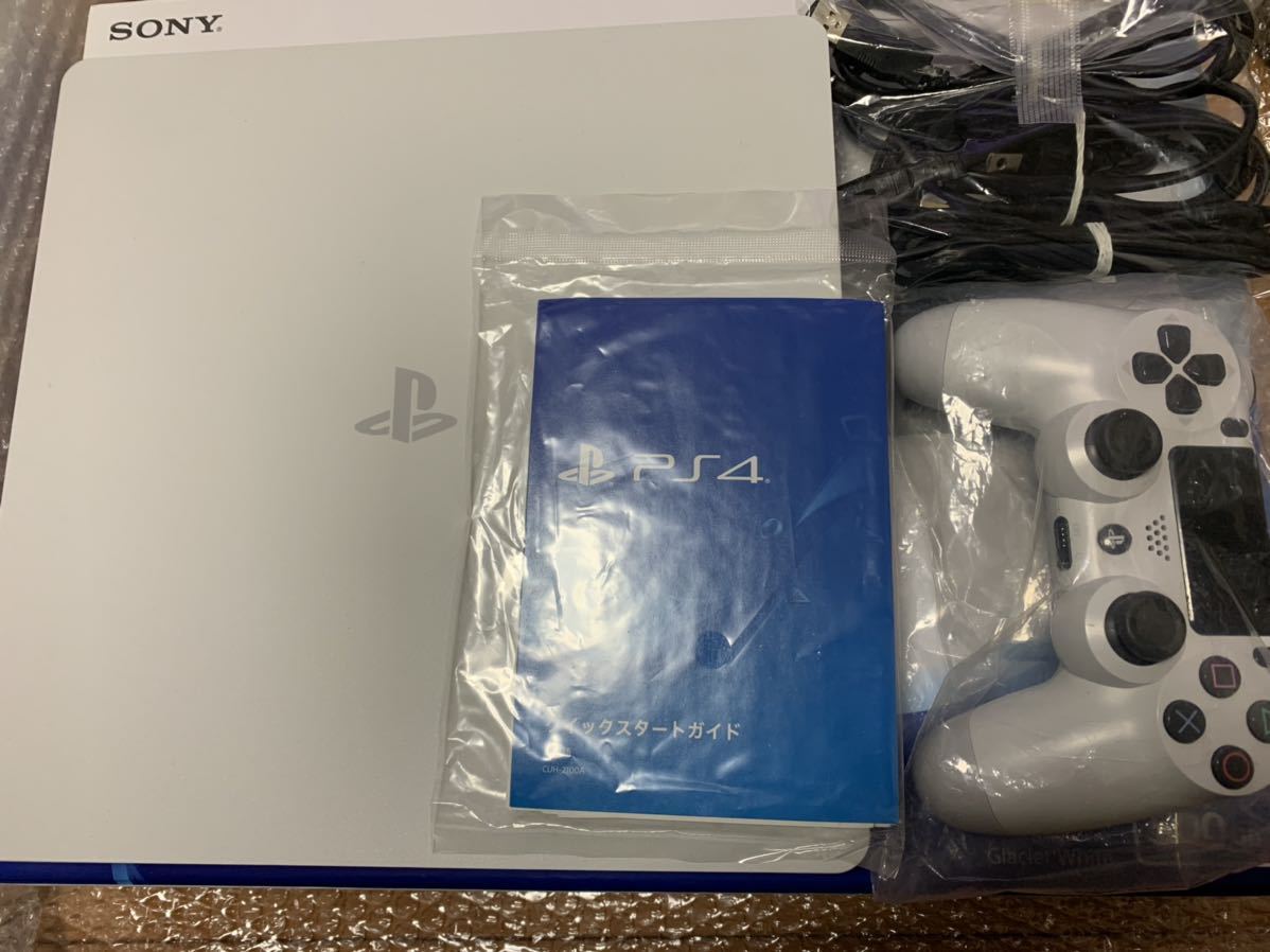 PS4 CUH-2100A ホワイト中古美品 中古 PlayStation4 グレイシャー・ホワイト 500GB CUH-2100AB02 PS4