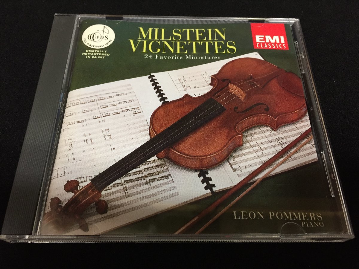 クラシック MILSTEIN VIGNETTES 24Favorite Miniatures ☆EMI FDS☆ナタン・ミルシテイン NATHAN MILSTEIN「VIGNETTES 24