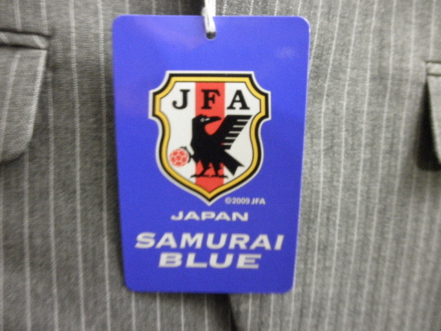 美品　JFA サムライブルー　スーツ　SAMURAI BLUE 160B　卒業式 ☆新品☆ JFA JAPAN SAMURAI BLUE フォーマルスーツ サムライブルー