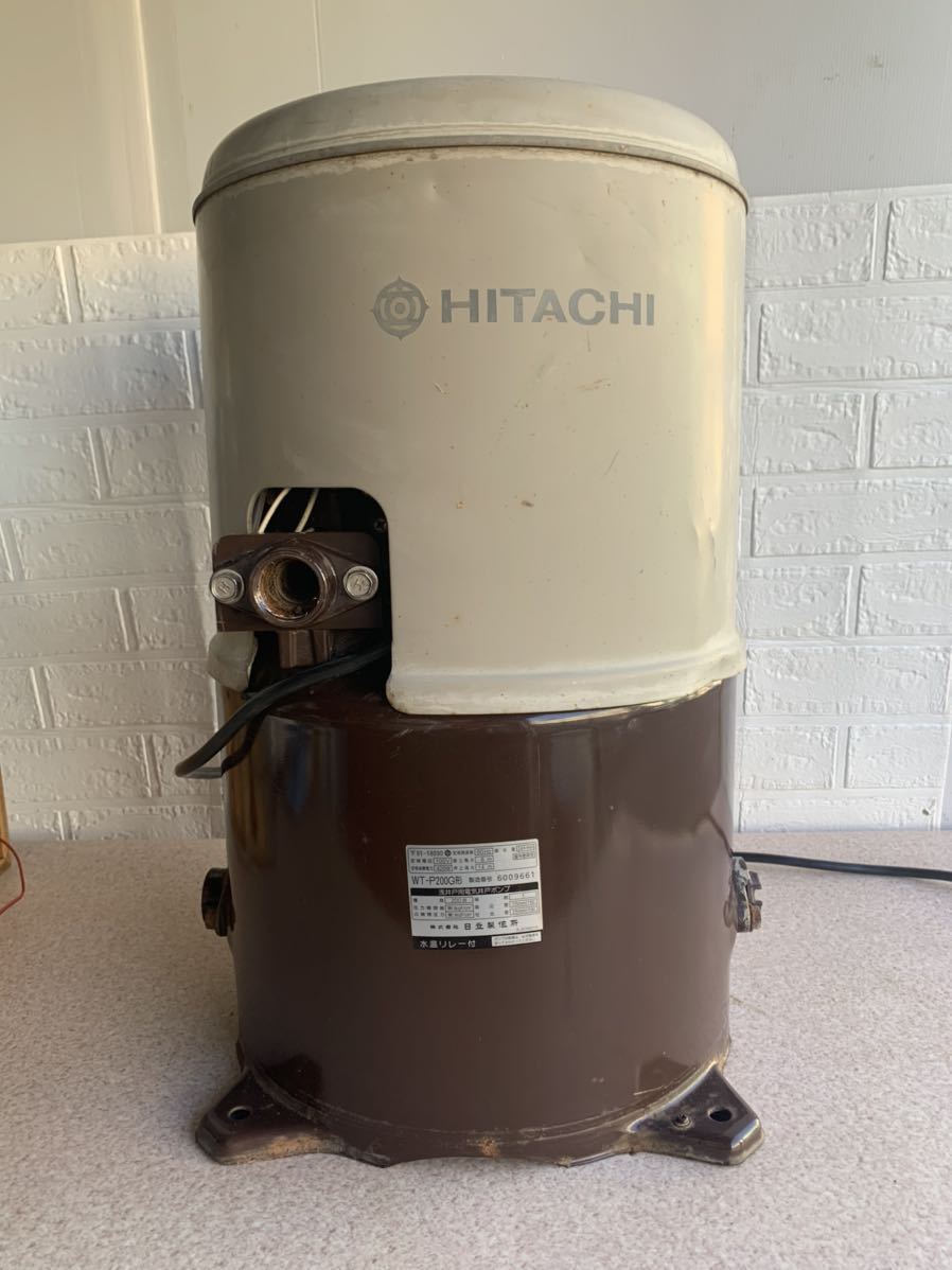 在庫処分特価 ☆日立井戸ポンプＷT-P２００Ｇ☆浅井戸ポンプ