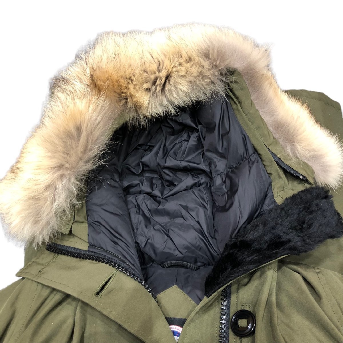 1円 CANADA GOOSE カナダグース ブロンテ ダウンコート カーキ 