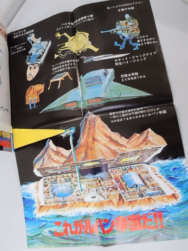 原画セル 特大カレンダー付 ルパン三世 その秘密全公開 漫画アクション
