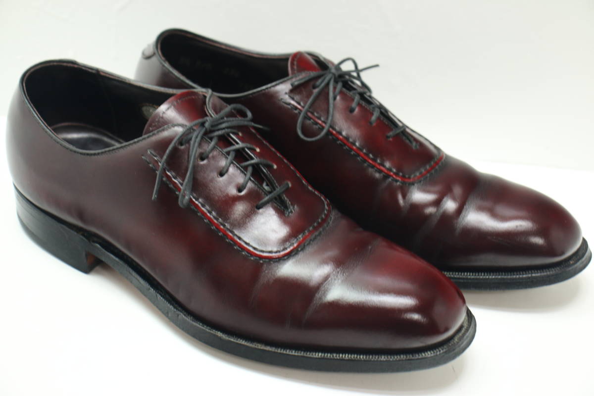 ビンテージ BOSTONIAN プレーントゥ革靴◇26-26.5cm◇8.5D◇美品◇USA 