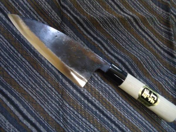 新作登場，お得 訳あり 鍛冶屋処分品 鍛造手造り 出刃１６５ 両刃 切れ味抜群(出刃包丁)｜売買されたオークション情報、yahooの商品情報をアーカイブ公開 - オークファン 包丁