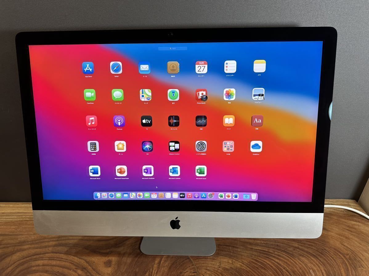 「極美品」Apple iMac Retina 27inch 2019/CPUi5 3.0GHZ/32GB/SSD1TB/office2019/Windows11