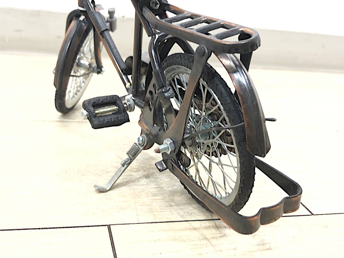 2/244 【中古品】レトロ 自転車 オブジェ 置物 精密ミニチュア MADE IN 