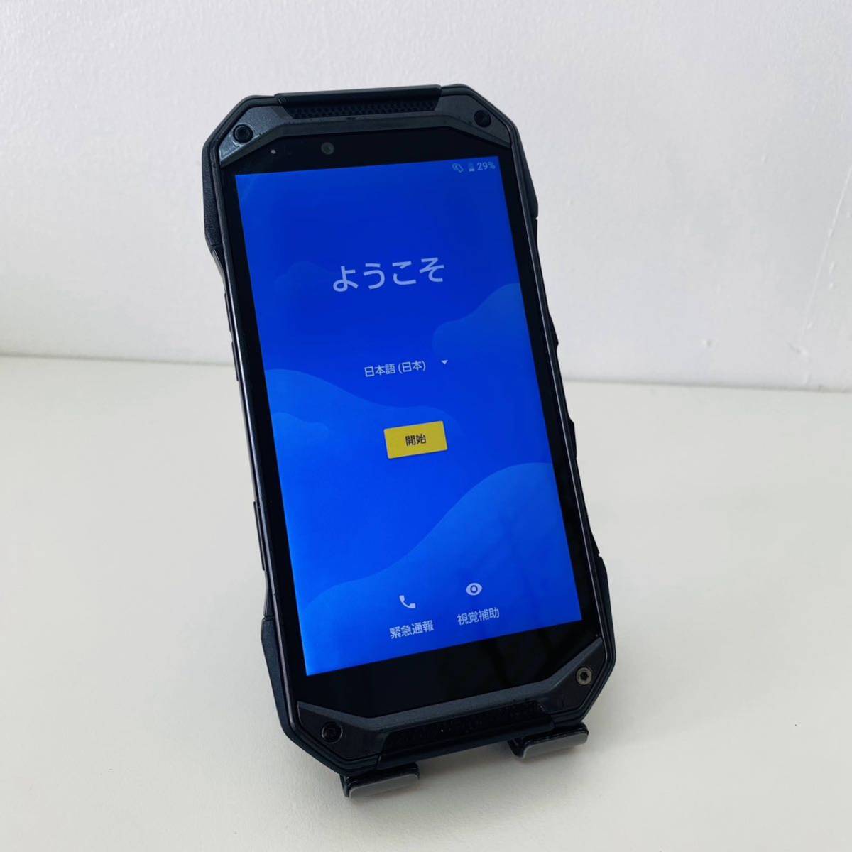 動作品 au TORQUE G04 KYV46 64GB i11799 コンパクト発送 ブラック 判定◯