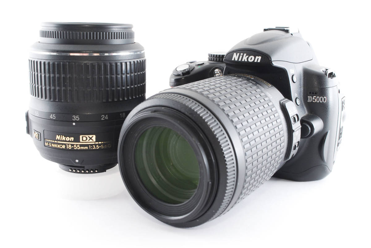 ☆超極上美品☆NIKON ニコン D5000 初心者にお勧めのダブルレンズ