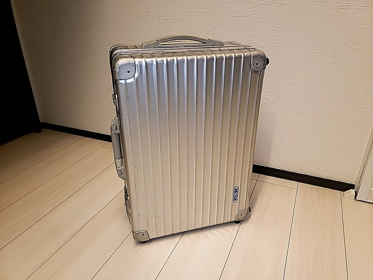 入手困難 RIMOWA リモワ オパール OPAL 2輪 スーツケース 青ロゴ 32L 