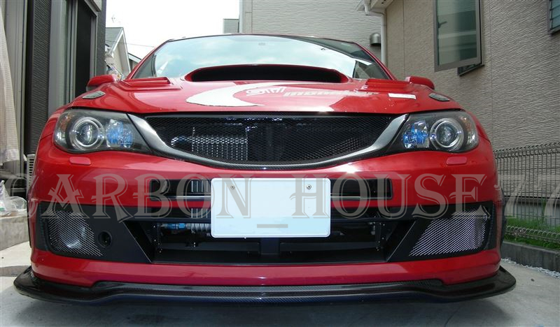★SUBARU インプレッサ GRB GRF A/B型 フロント グリル FRP製 未塗裝 《交換タイプ》 2007/10-2010/06.