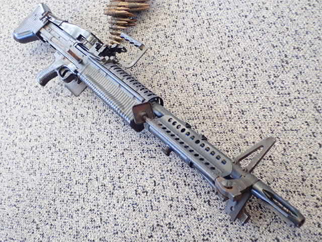 030706 ☆アサヒファイヤーアームズ 7269203？M60 外部ソース式機関銃