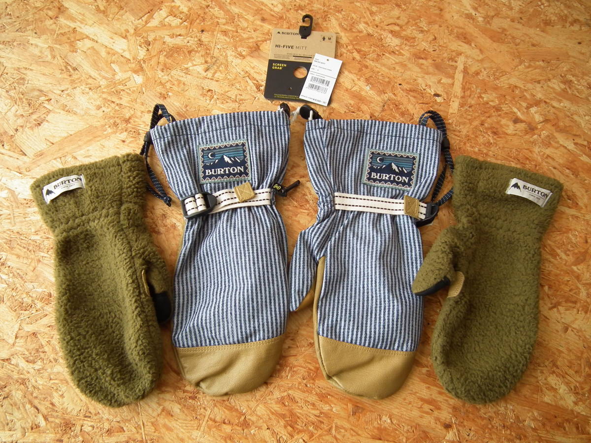 BURTON(バートン) HI-FIVE MITT ミトングローブ Mサイズ STRIPE