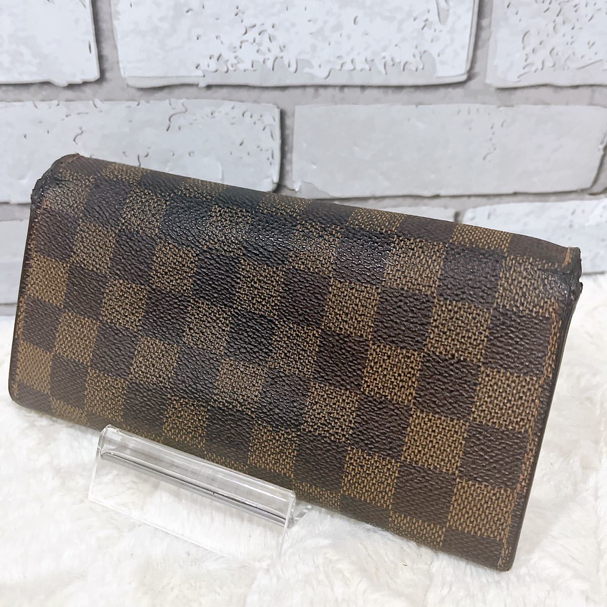 louis vuitton ルイヴィトン ダミエ 財布 ポルトフォイユ サラ 長財布 