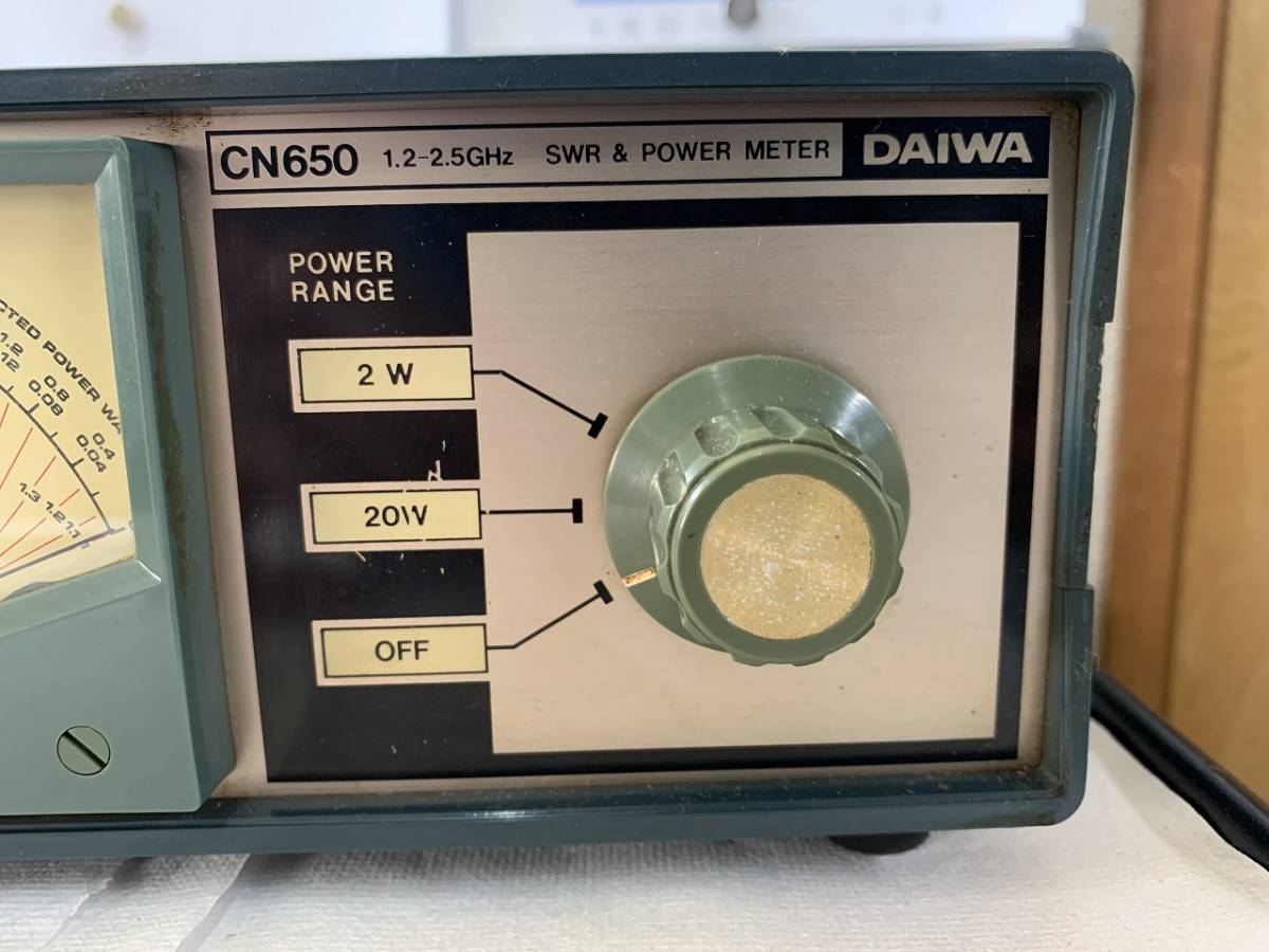 DAIWA ダイワ CN650 1.2-2.5GHz SWR&POWER METER パワーメーター
