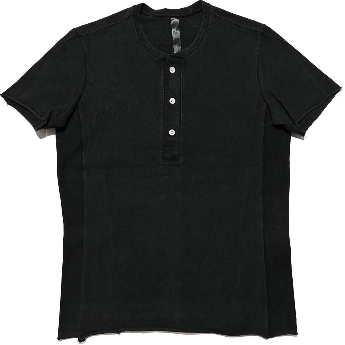 定価1.5万 wjk henly neck cut&sawn Lサイズ 黒 ヘンリーネック 
