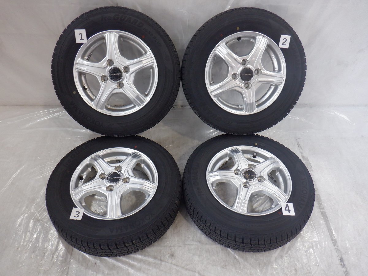 ☆20年製 山あり☆ 4H 100 4.00B +45 13インチ 社外品 BS製 BALMINUM