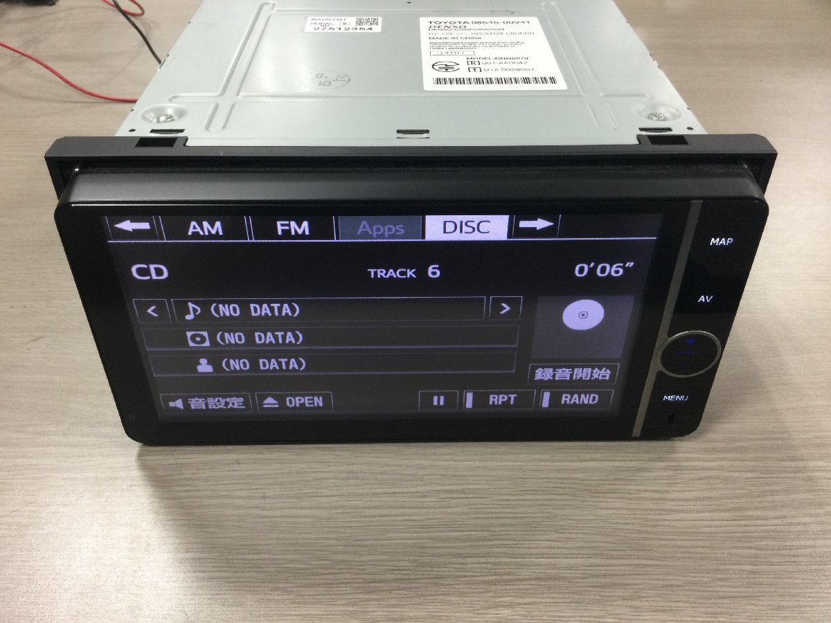 新作登場，人気セール トヨタ 純正 HDDナビ NHZD-W62G TV確認済 地図